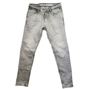 Killer Jeans Mens 30 Light Grey Ankle Fit Stretch Denim Jeans AK